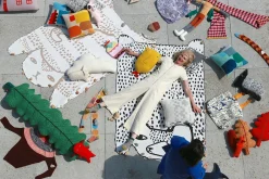 Blankets & Throws^Donna Wilson Bear Shaped Cotton Throw