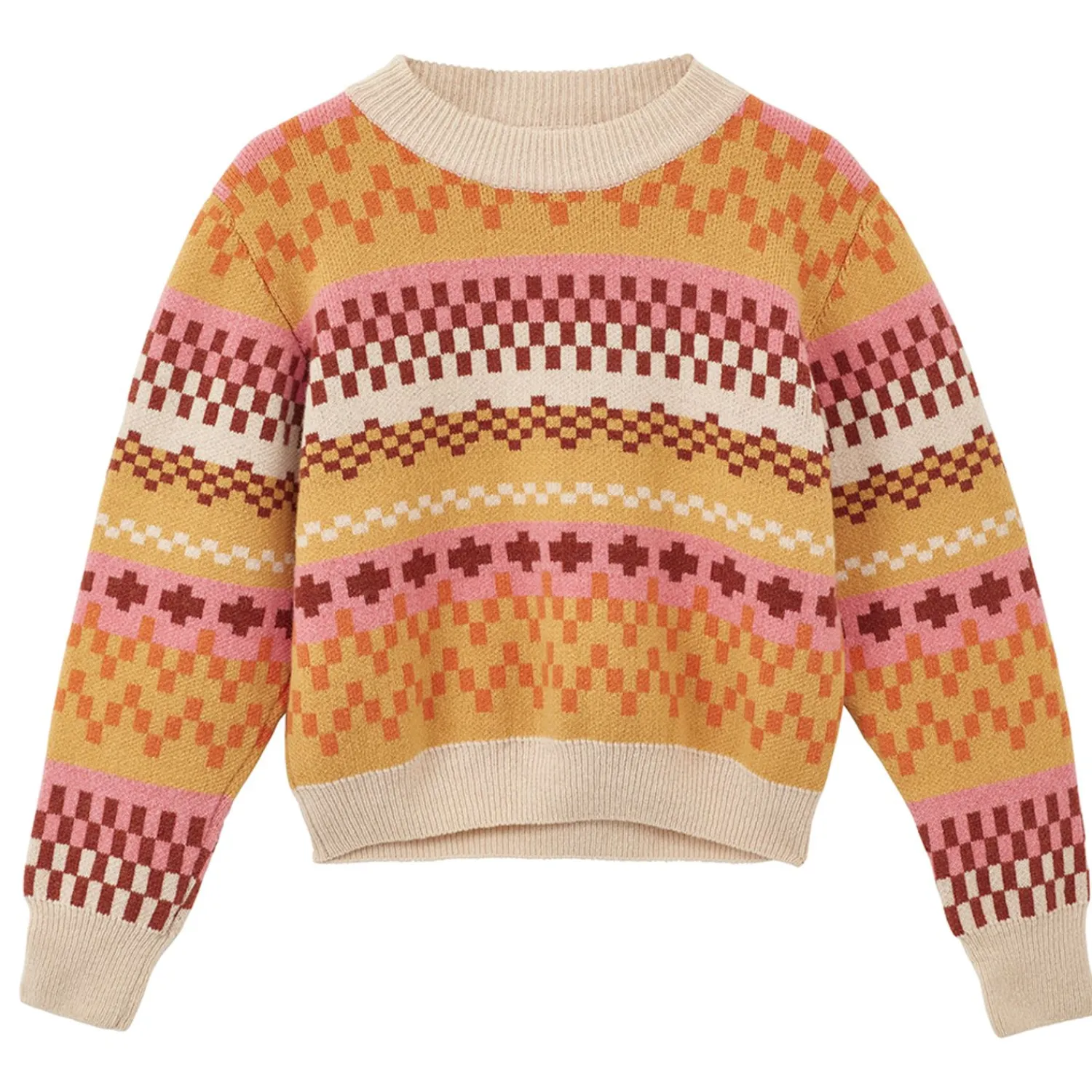 Lambswool Sweaters^Donna Wilson Big Stitch Sweater - Harvest