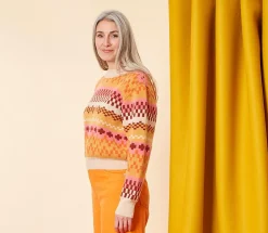 Lambswool Sweaters^Donna Wilson Big Stitch Sweater - Harvest