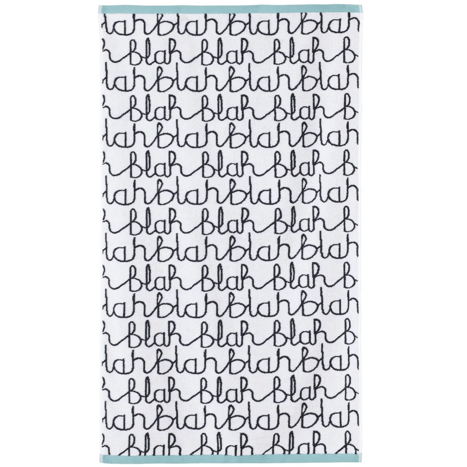 Towels & Bath Mats^Donna Wilson Blah Blah Hand & Bath Towel Set - Light Blue
