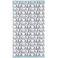 Towels & Bath Mats^Donna Wilson Blah Blah Towel Set - Light Blue