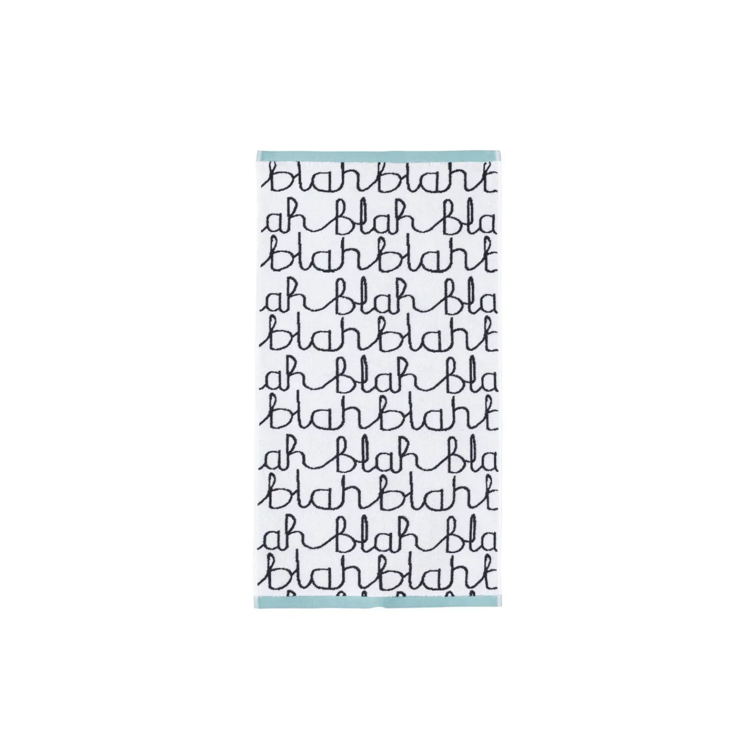 Towels & Bath Mats^Donna Wilson Blah Blah Towels - Light Blue
