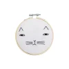 Make Your Own^Donna Wilson Cotton Clara Mog Embroidery Kit