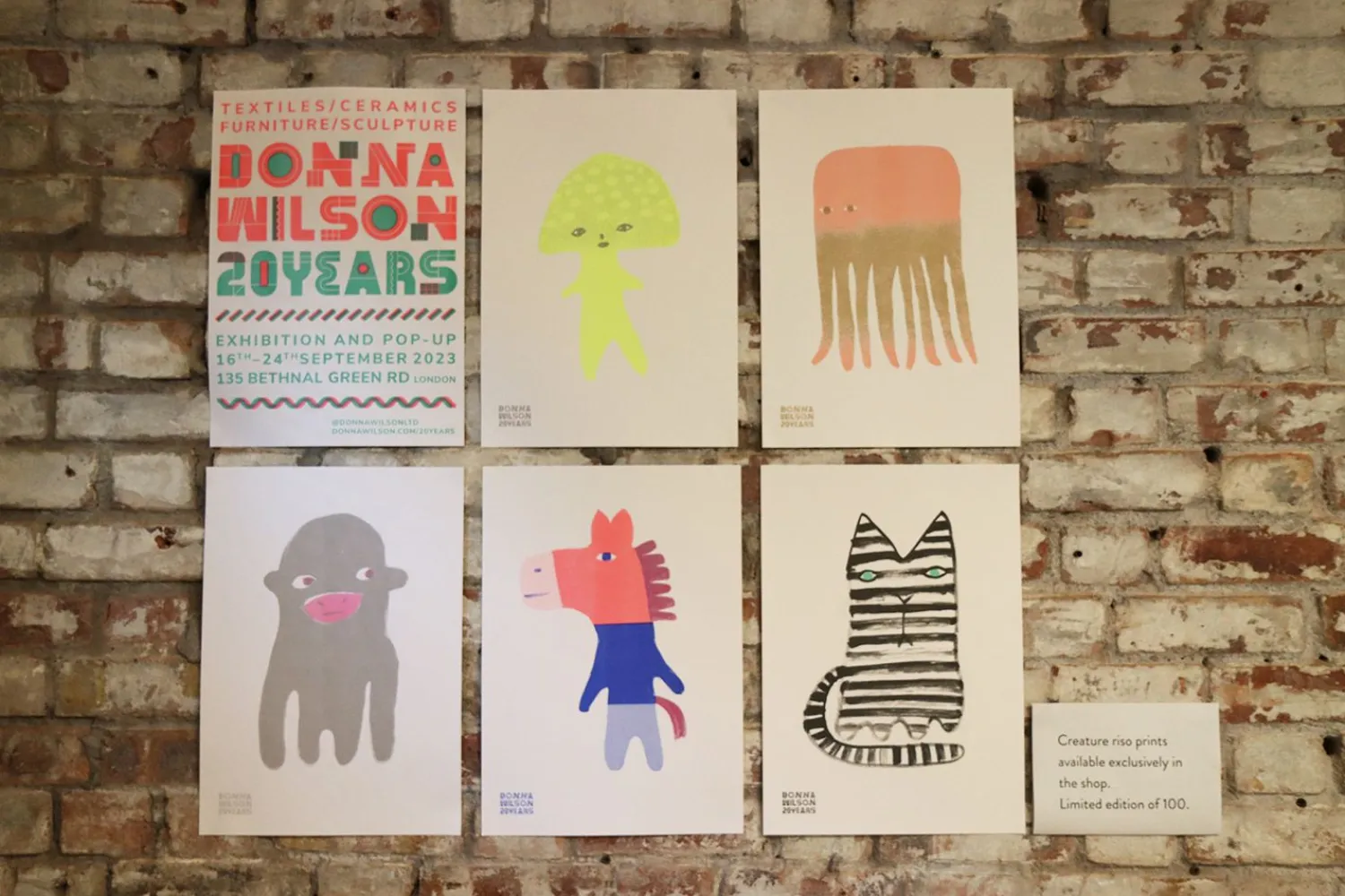 Art Prints^Donna Wilson Dave Donkey 20 Years Riso Print - Limited Edition