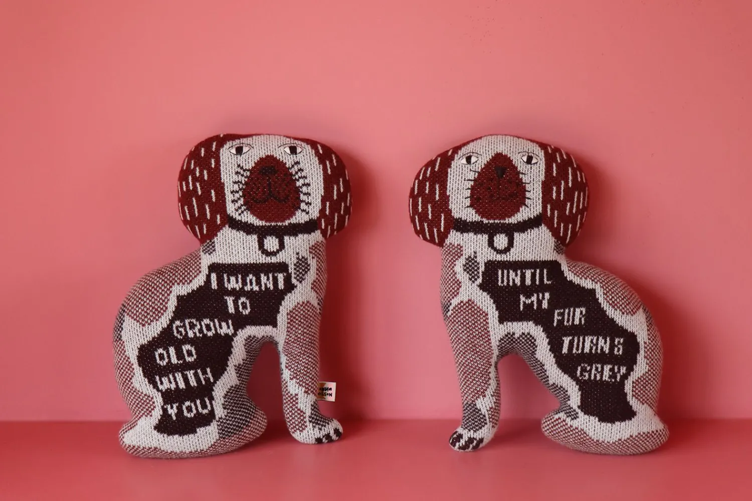 Creatures^Donna Wilson X Rob Ryan Pair Of Staffordshire Dogs - Limited Edition Of 50