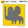 Make Your Own^Donna Wilson Egbert Elephant Quilt Downloadable Pattern By Papper, Sax, Sten