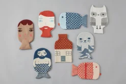 Hot Water Bottles^Donna Wilson Finn Hot Water Bottle - Orange