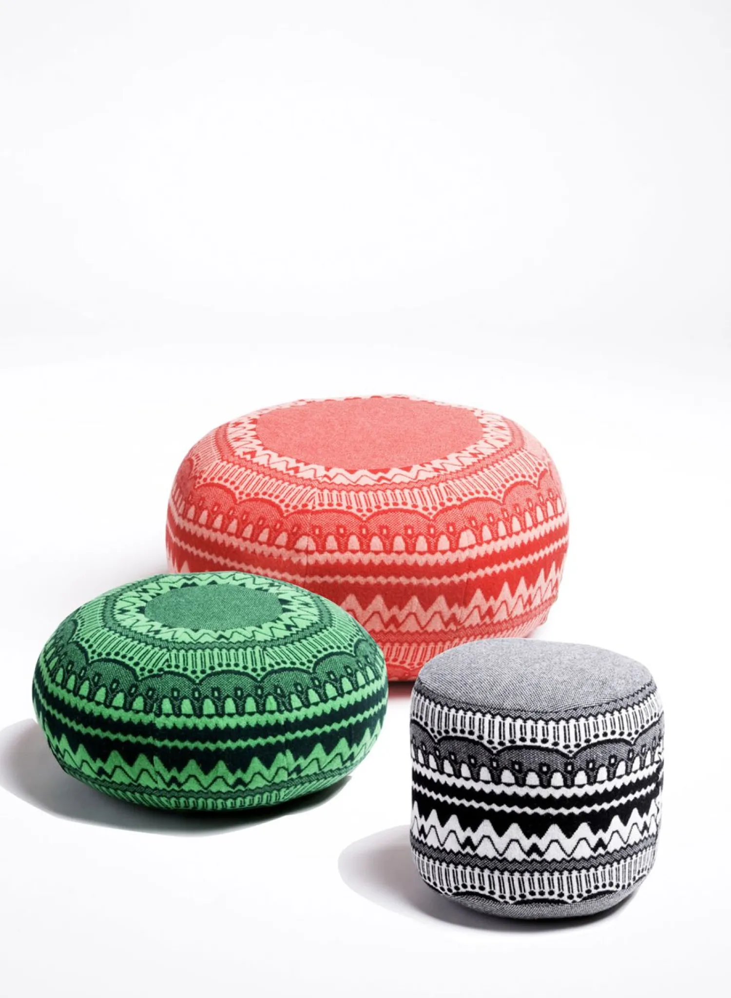 Cushions^Donna Wilson Frank Pouffe In Zigzag