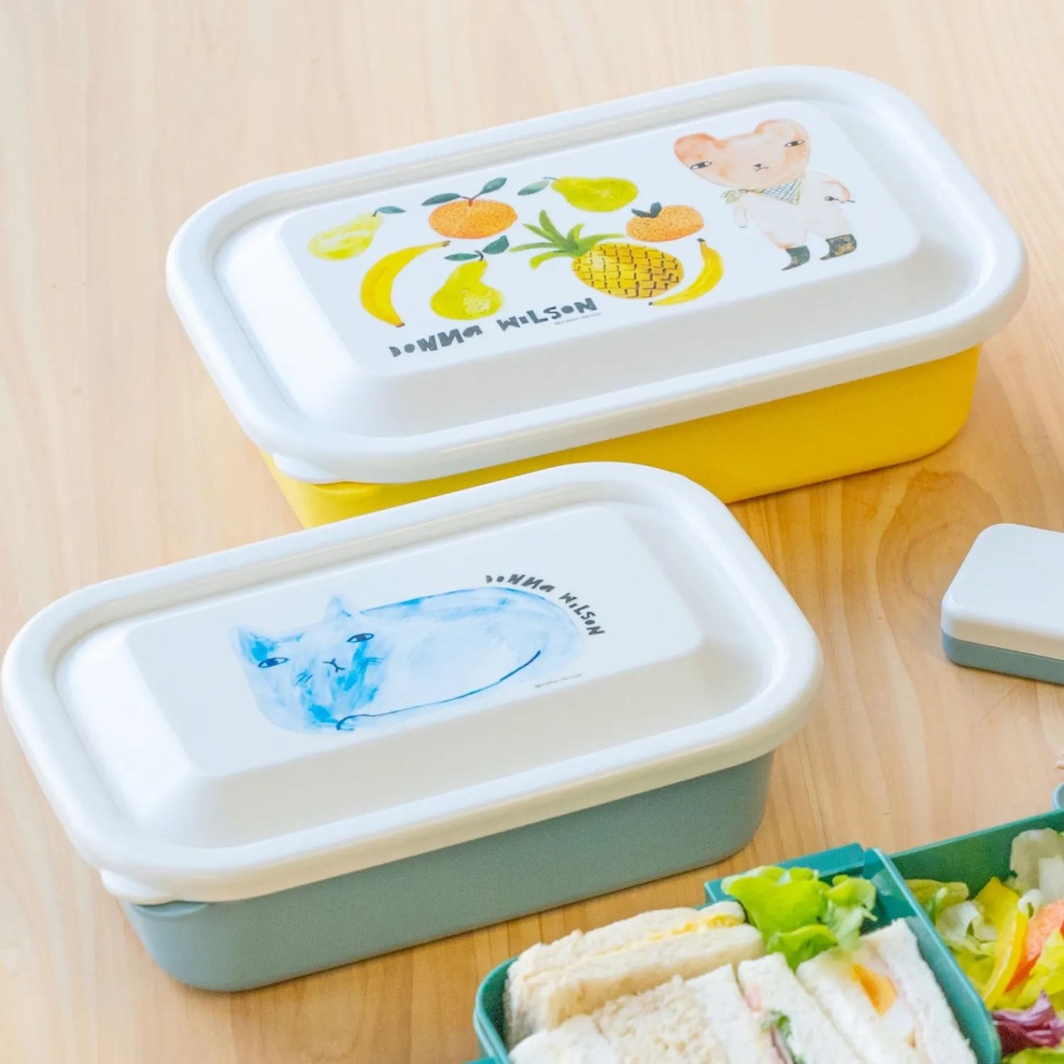 Lunch Boxes + Cutlery^Donna Wilson Fruit Bear Lunch Box