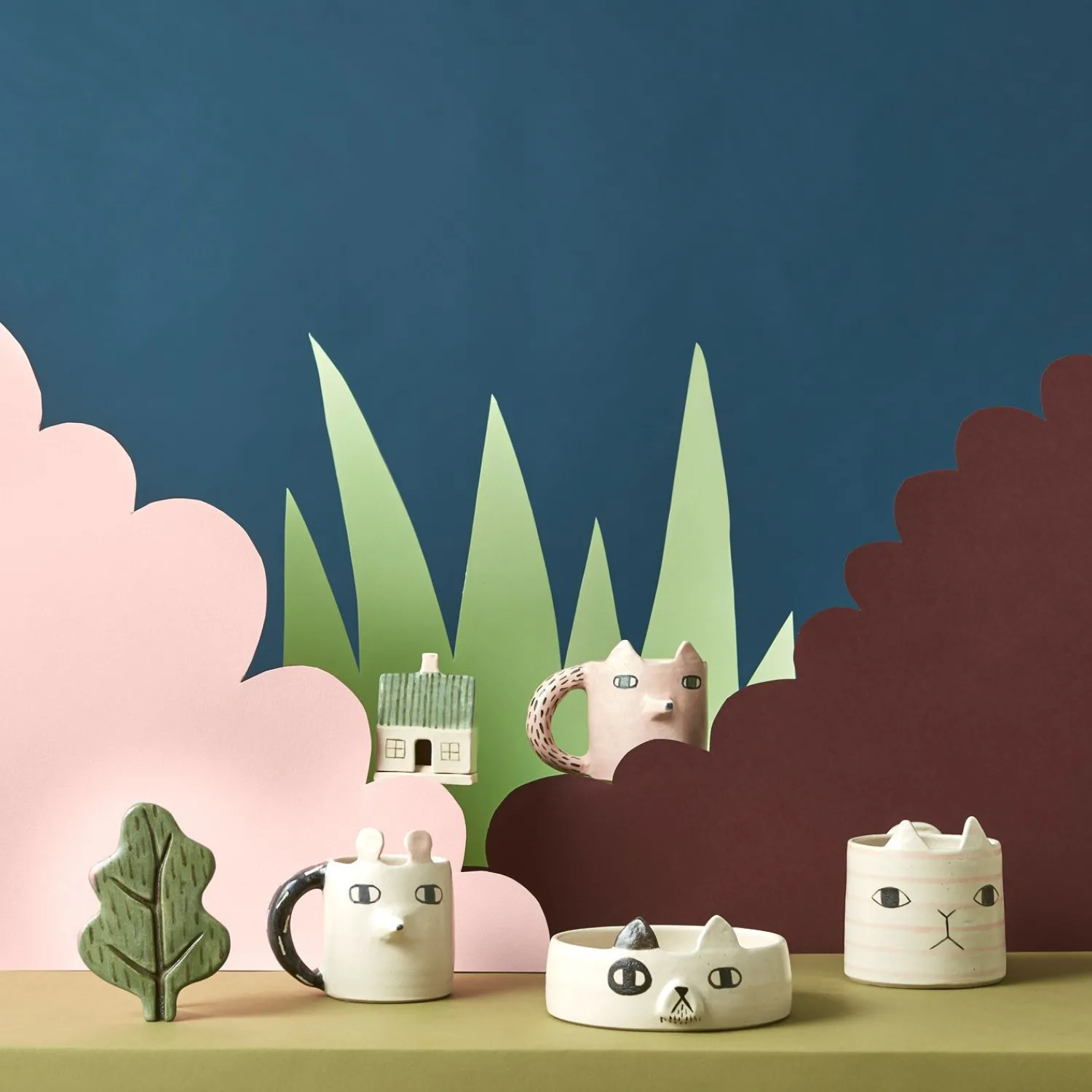Ceramics & Tableware^Donna Wilson Ginge Cat Shaped Plant Pot - X C00E9Cile Dumetier