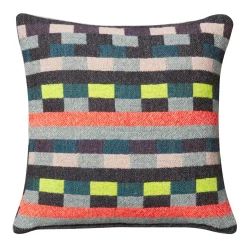 Cushions^Donna Wilson Glitch Woven Cushion - Denim Blue