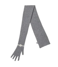 Scarves + Shawls^Donna Wilson Glove Scarf - Grey