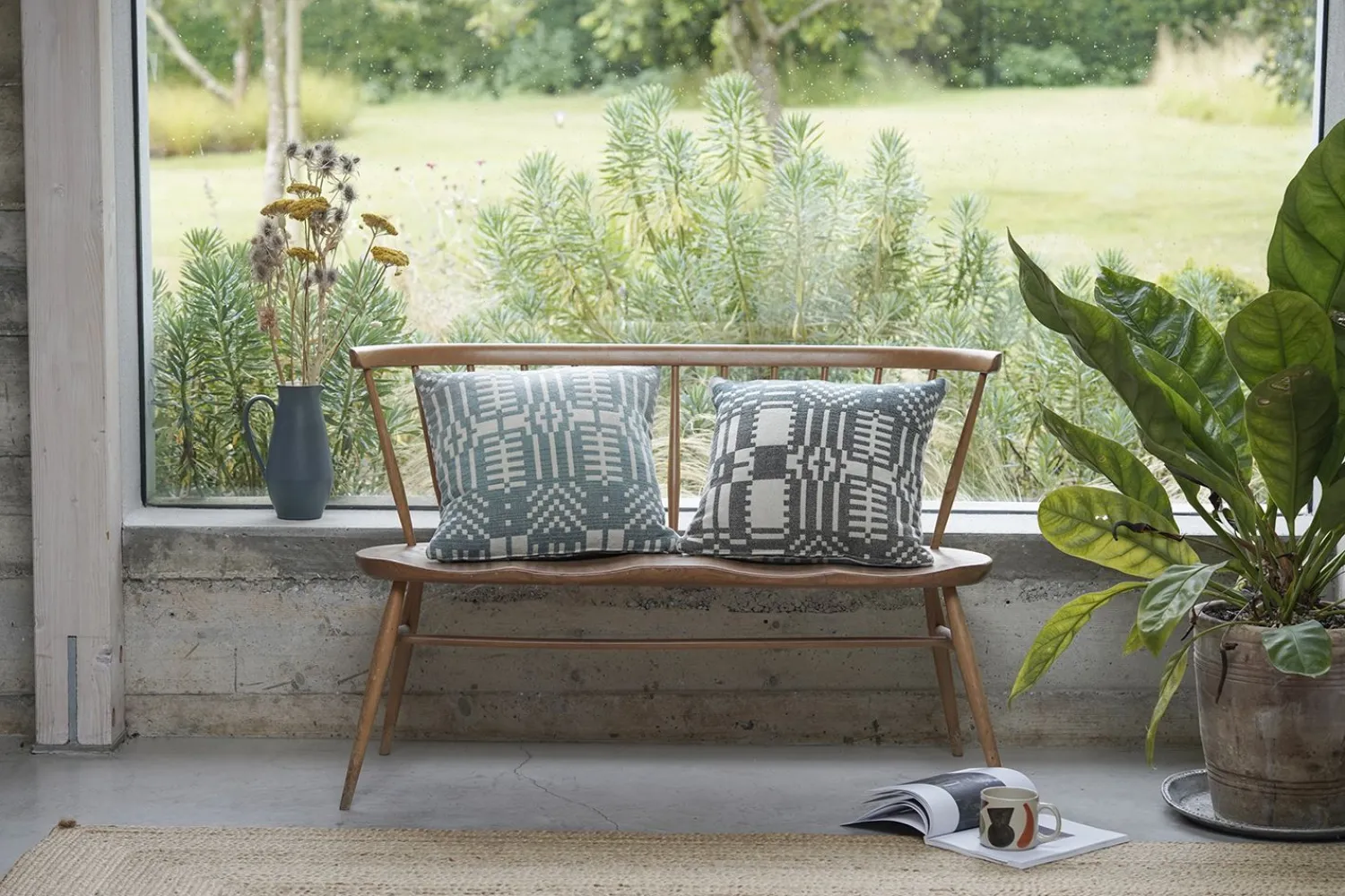 Cushions^Donna Wilson Here Comes The Rain Woven Cushion
