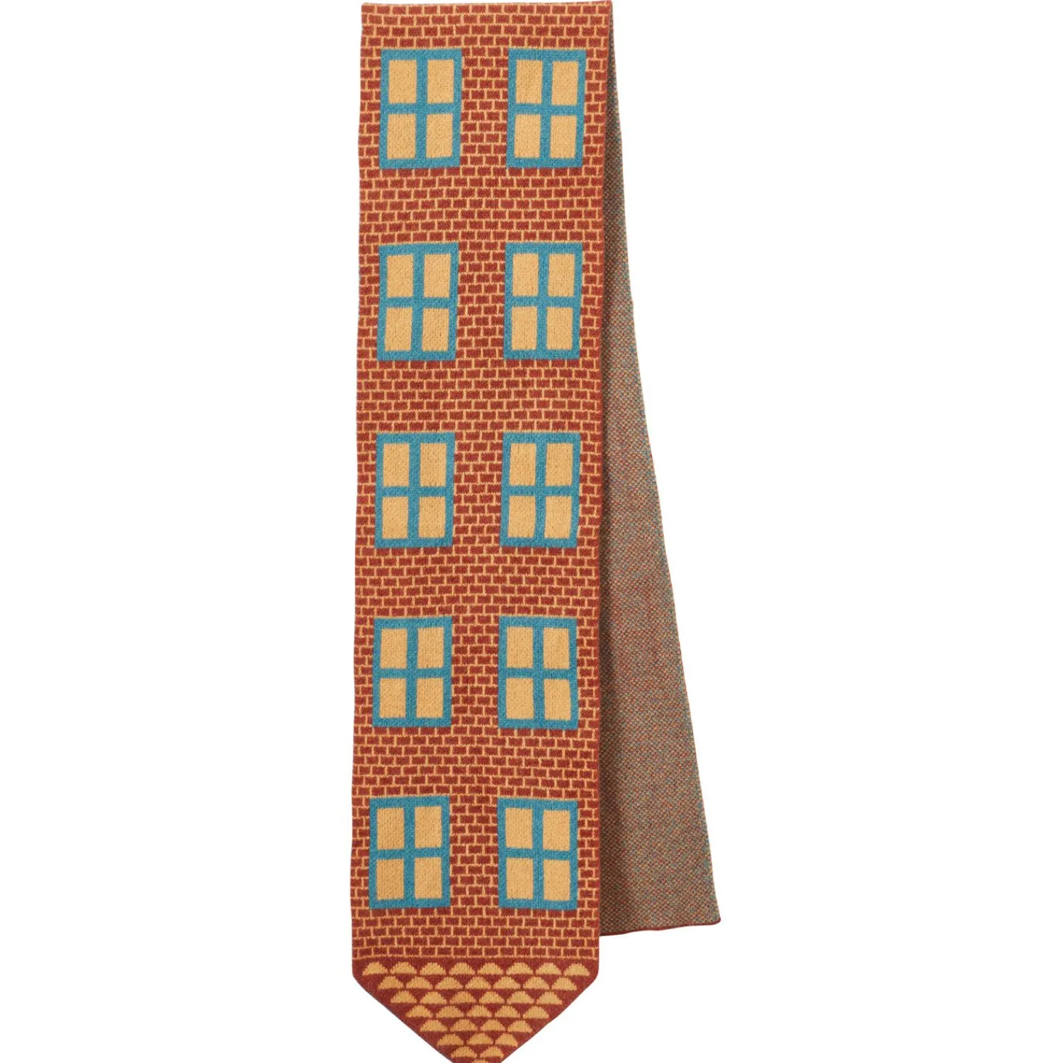 Scarves + Shawls^Donna Wilson House Shaped Scarf - Ember