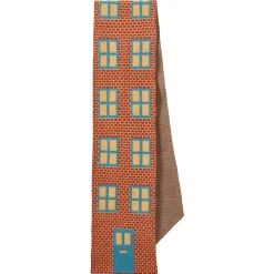 Scarves + Shawls^Donna Wilson House Shaped Scarf - Ember