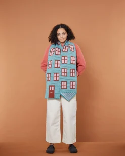 Scarves + Shawls^Donna Wilson House Shaped Scarf - Shamrock