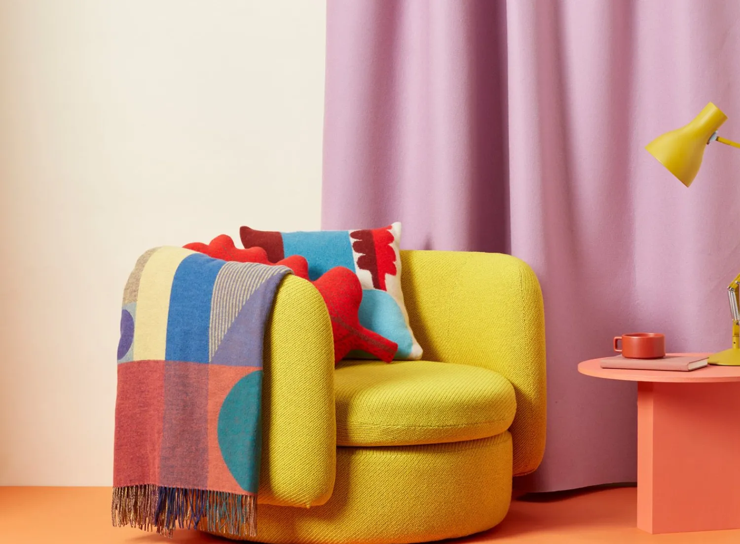 Cushions^Donna Wilson Koyo Cushion - Blue