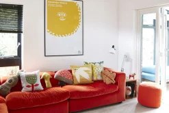 Cushions^Donna Wilson Leaf Shaped Cushion - Brown