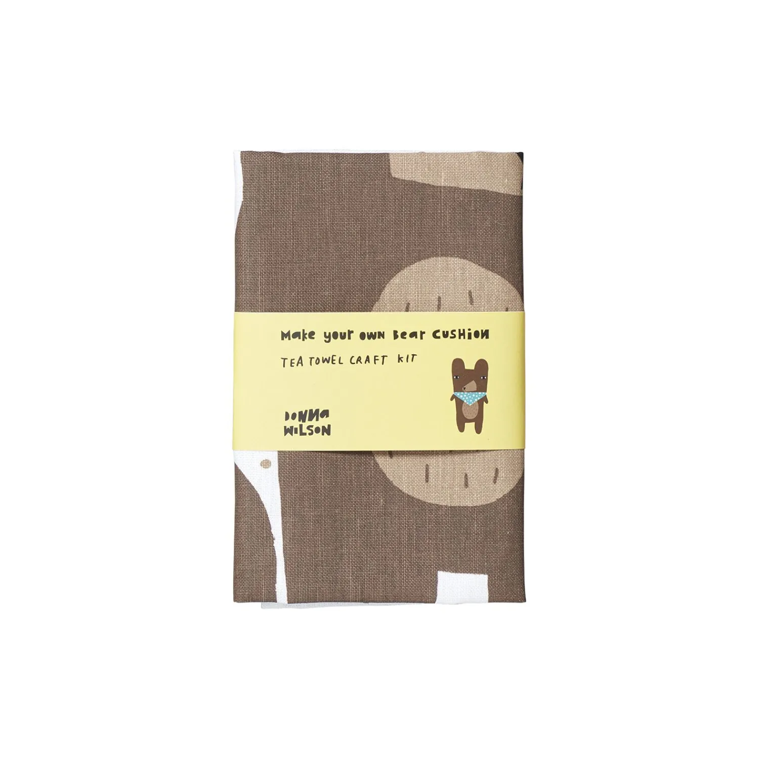 Tea Towels & Trays^Donna Wilson Make Your Own Bear Tea Towel Craft Kit