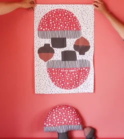 Tea Towels & Trays^Donna Wilson Make Your Own Mushroom Cushion Tea Towel Craft Kit