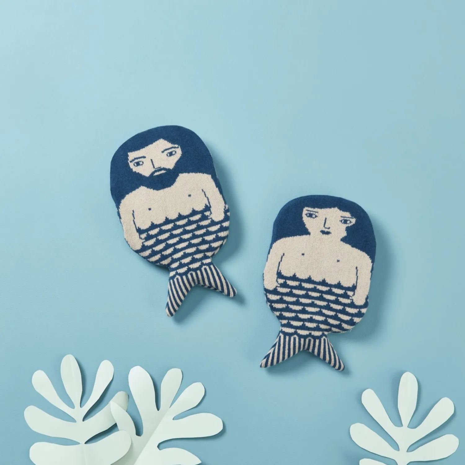 Hot Water Bottles^Donna Wilson Merman Hot Water Bottle - Blue