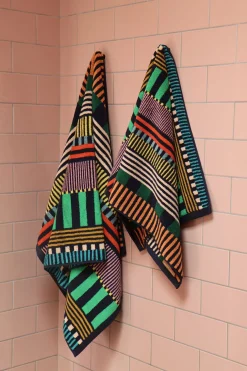 Towels & Bath Mats^Donna Wilson Multi Stripe Towels