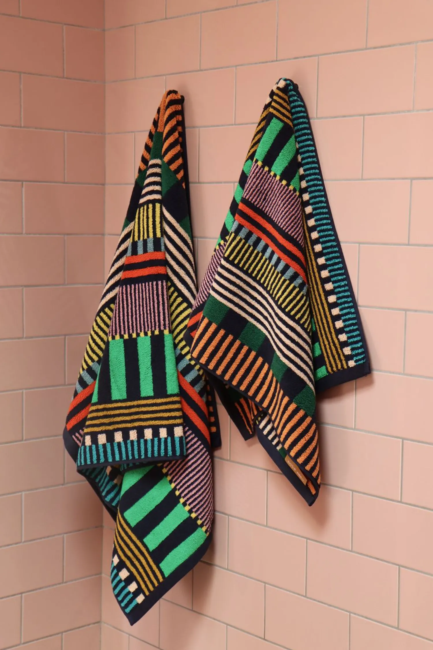 Towels & Bath Mats^Donna Wilson Multi Stripe Towels