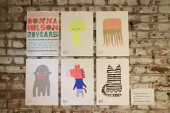 Art Prints^Donna Wilson Ozzy Octopus 20 Years Riso Print - Limited Edition