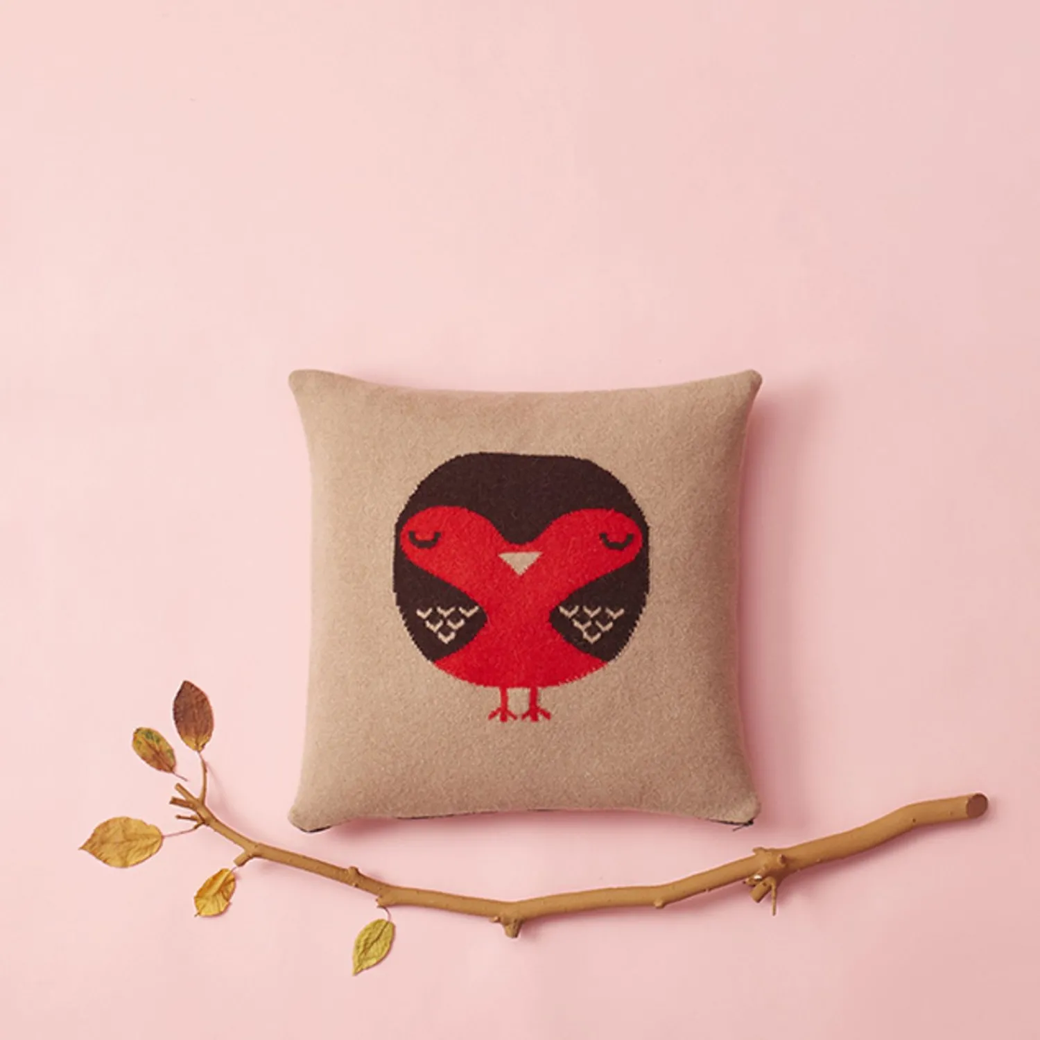 Cushions^Donna Wilson Robin Cushion - Camel