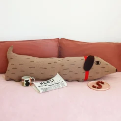 Cushions^Donna Wilson Sausage Dog Bolster Cushion