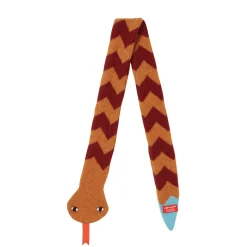 Scarves + Shawls^Donna Wilson Snake Scarf - Gold & Rust