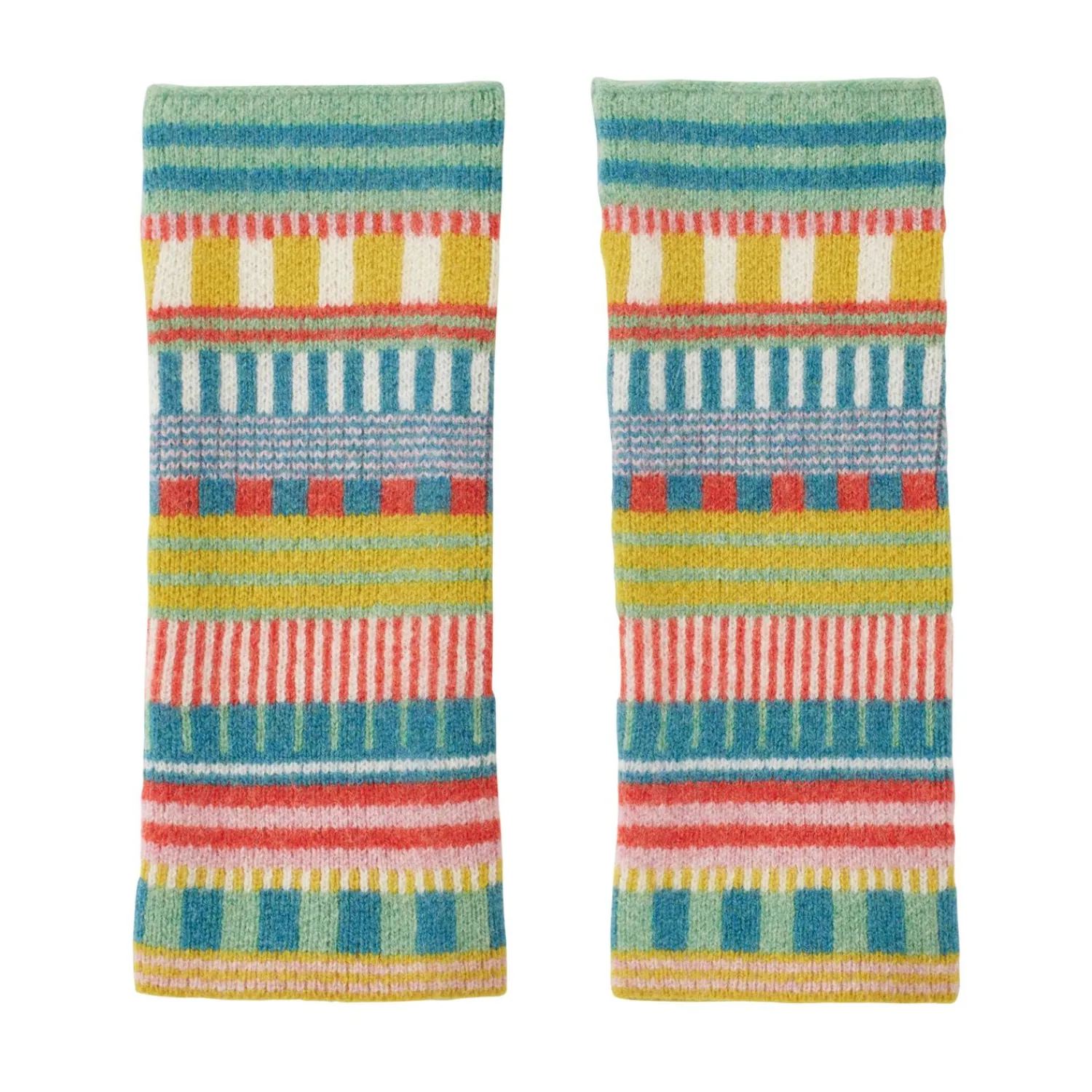 Hats & Gloves^Donna Wilson Static Stripe Arm Warmers - Tutti Frutti
