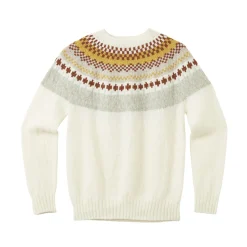 Lambswool Sweaters^Donna Wilson Taigh Yoke Sweater - White