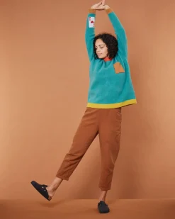 Lambswool Sweaters^Donna Wilson Trick Up My Sleeve Sweater - Jade